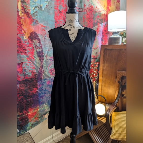 Lannah Tie Waist Silk Dress - Picture 6 of 8